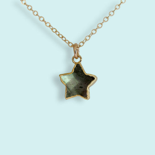Labradorite Star Stone Necklace
