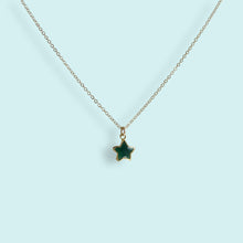 Load image into Gallery viewer, Green Onyx Star Stone Necklace