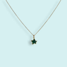 Load image into Gallery viewer, Green Onyx Star Stone Necklace