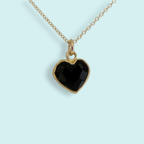Onyx Heart of Stone Necklace