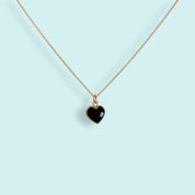 Onyx Heart of Stone Necklace