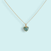 Amazonite Heart of Stone Necklace