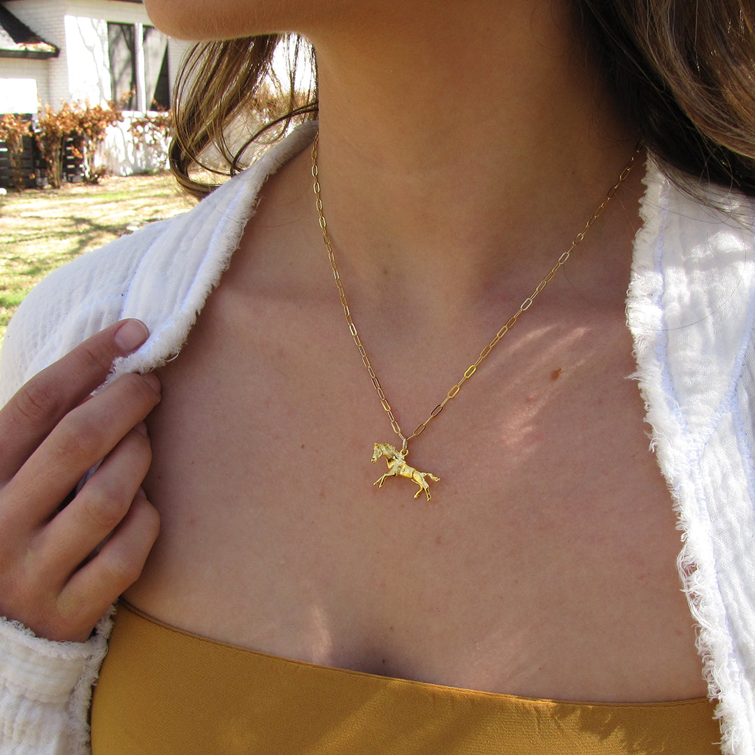 Horse Pendant Necklace – Misoa Jewelry