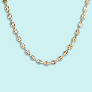 Gold Anchor Chain Necklace