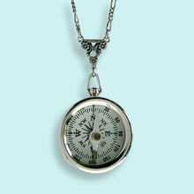 Load image into Gallery viewer, Silver Compass Garden Necklace