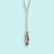 Load image into Gallery viewer, Long Y-drop Shell Handled Knife Necklace