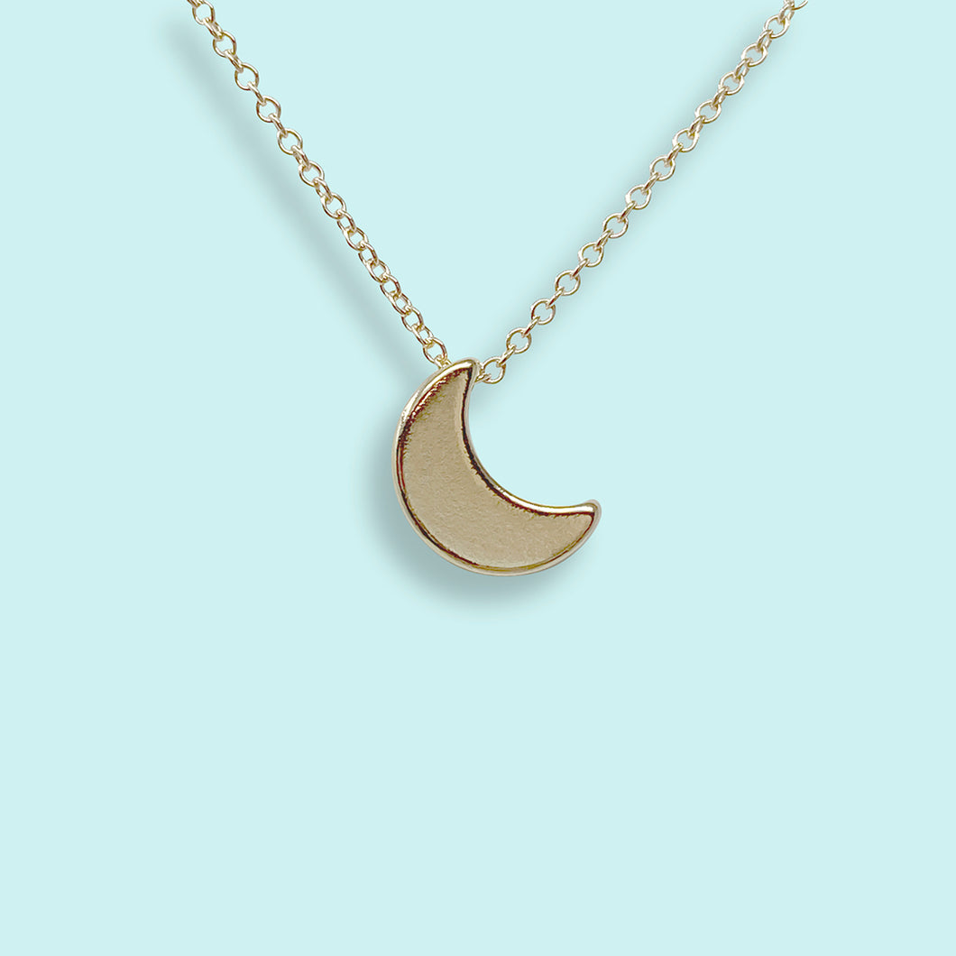 Tiny Moon Necklace