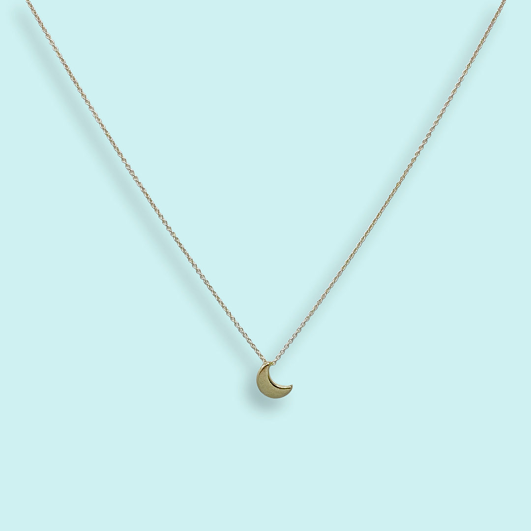 Tiny Moon Necklace