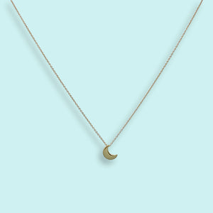 Tiny Moon Necklace