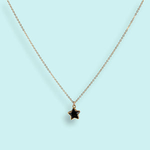 Onyx Star Stone Necklace