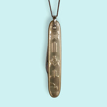 Load image into Gallery viewer, Masonic Knife Necklace