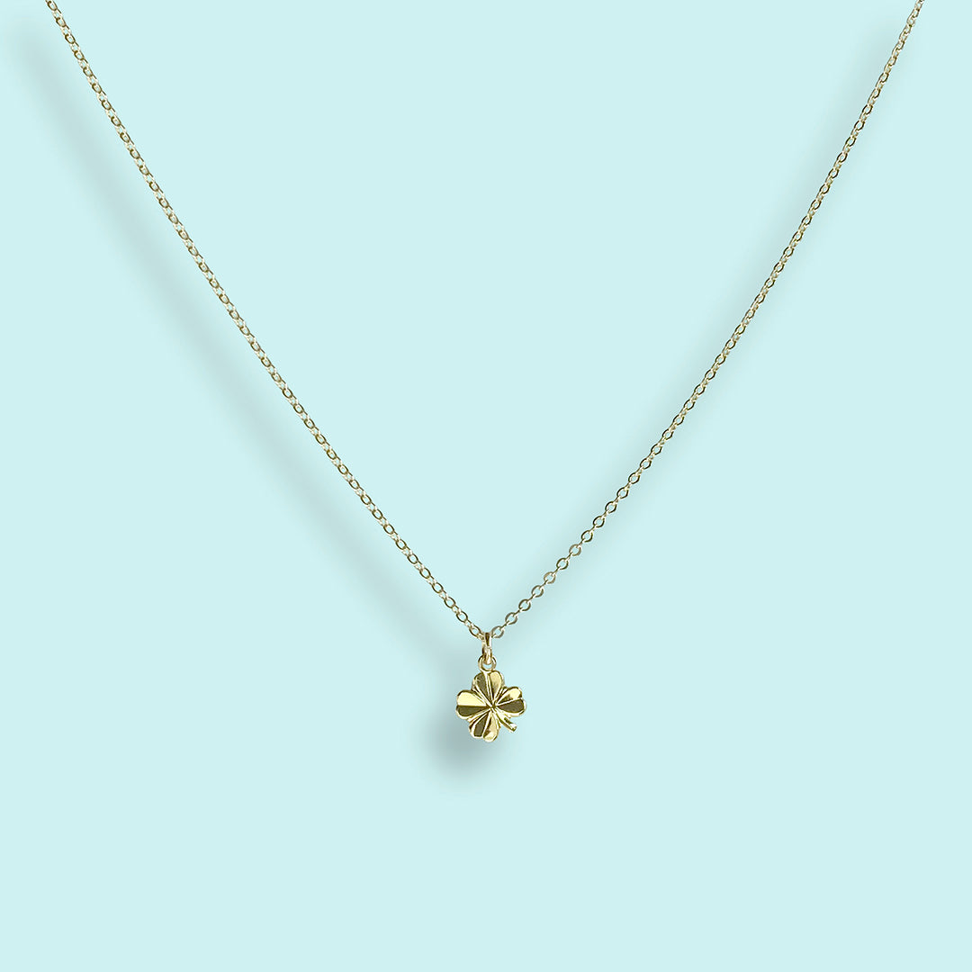 Small clover necklace sales