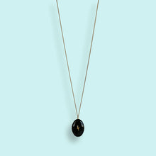 Load image into Gallery viewer, Black Lightning Locket Necklace