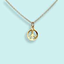 Load image into Gallery viewer, Tiny Peace Necklace