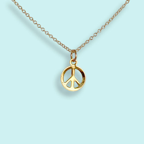 Tiny Peace Necklace