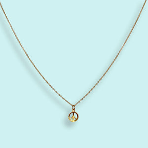 Tiny Peace Necklace