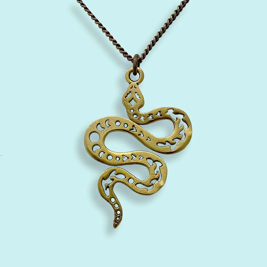 Spangled Snake Necklace