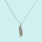 Willow Knife in Abalone Necklace