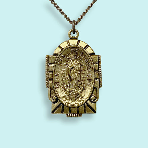Madonna Medallion Necklace