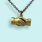 Handshake Necklace