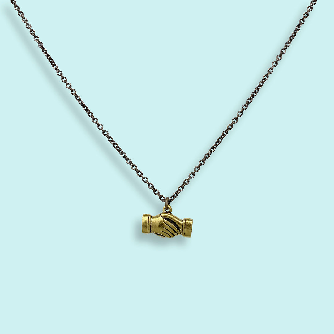 Handshake Necklace