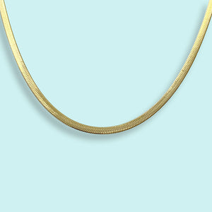 Gold Herringbone Chain