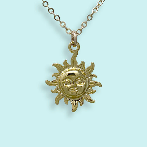Gold Sunshine Necklace