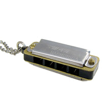 Load image into Gallery viewer, Silver Harmonica Necklace