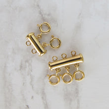 Load image into Gallery viewer, Gold Filled Layering Detangler Clasp