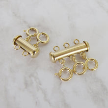Load image into Gallery viewer, Gold Filled Layering Detangler Clasp