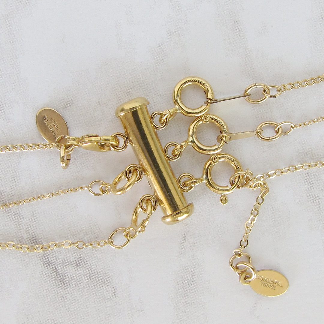 14K Gold Filled Necklace Separator – Details