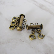 Aged Brass Layering Detangler Clasp