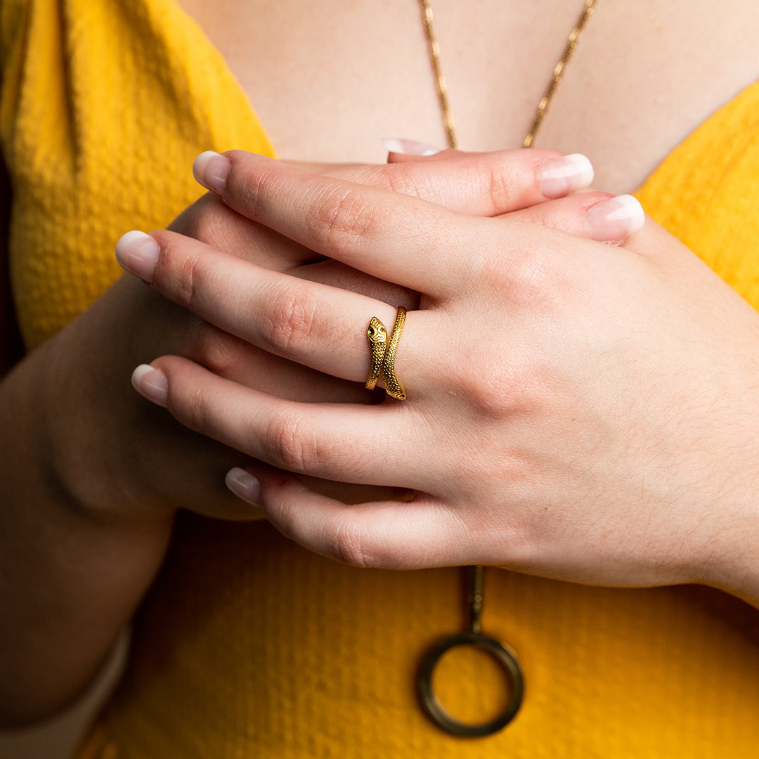 Gold Snake Ring