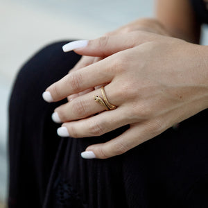 Gold Snake Ring