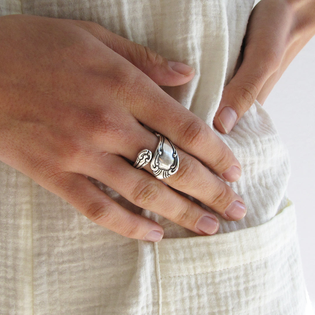 Silver Spoon Ring