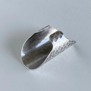 Silver Cigar Band Ring