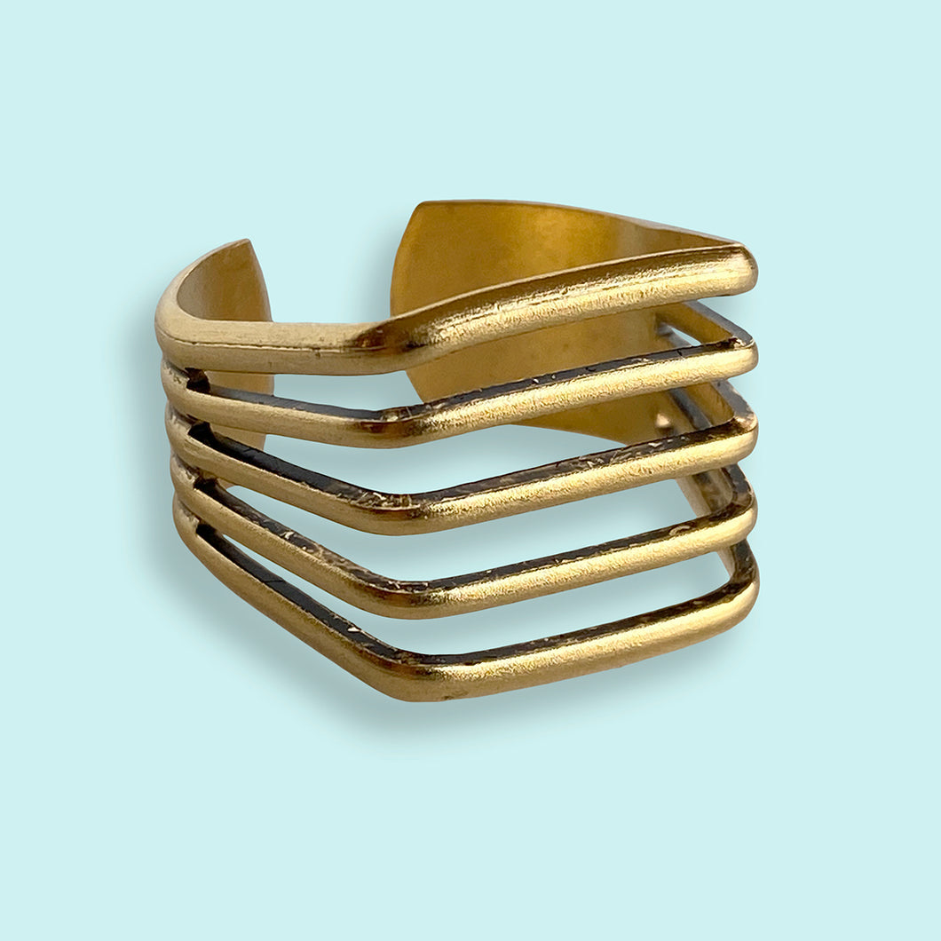 Gold Line Ring