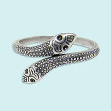 Load image into Gallery viewer, Silver Snake Ring