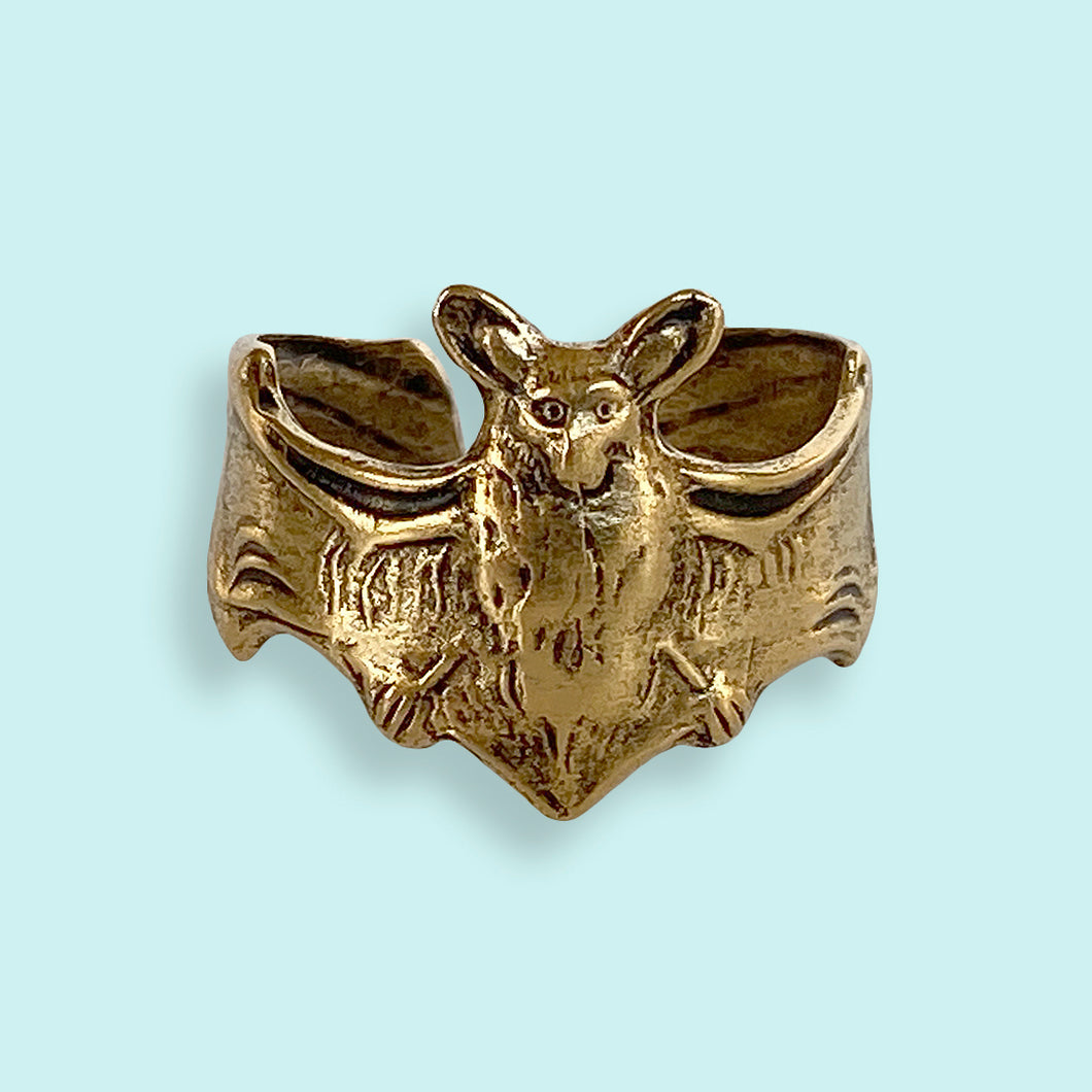 Gold Bat Ring