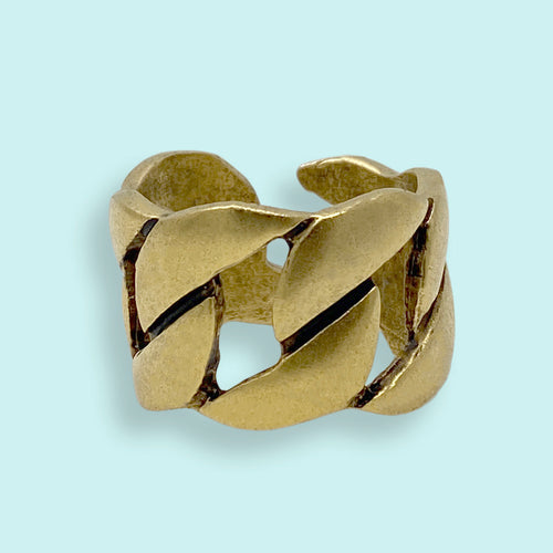 Gold Chain Ring