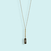 Black Anchor Drop Harmonica Necklace - Ornamental Things