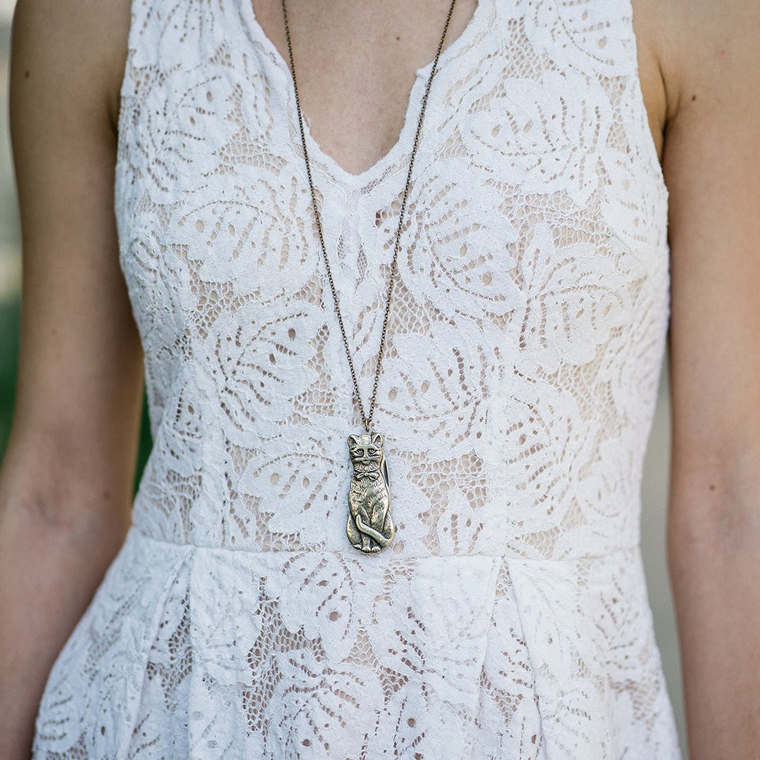 Cat Knife Necklace - Ornamental Things