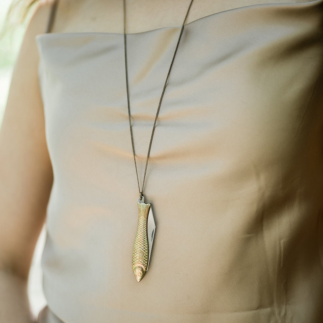 Fish Knife Necklace - Ornamental Things