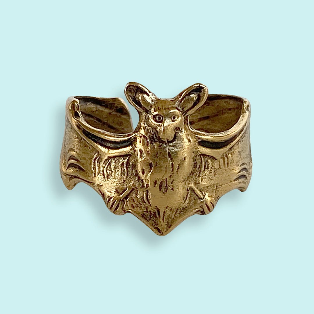 Gold Bat Ring - Ornamental Things