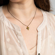 Golden Mushroom Necklace - Ornamental Things