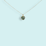 Labradorite Heart of Stone Necklace - Ornamental Things