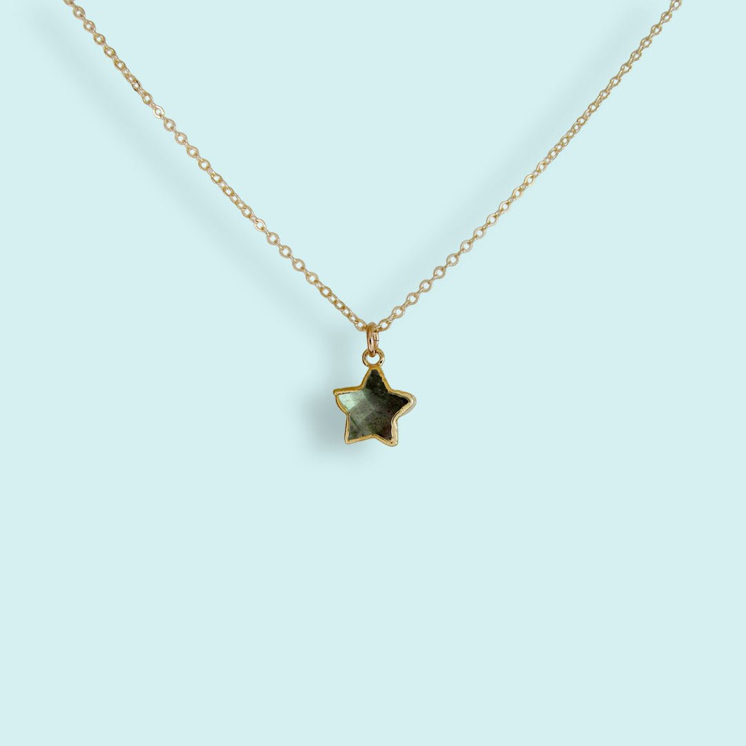 Labradorite Star Stone Necklace - Ornamental Things