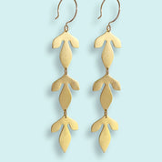 Leafy Vine Earrings - Ornamental Things
