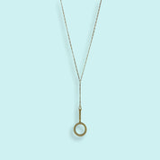 Long Y - drop Magnifying Glass Necklace - Ornamental Things