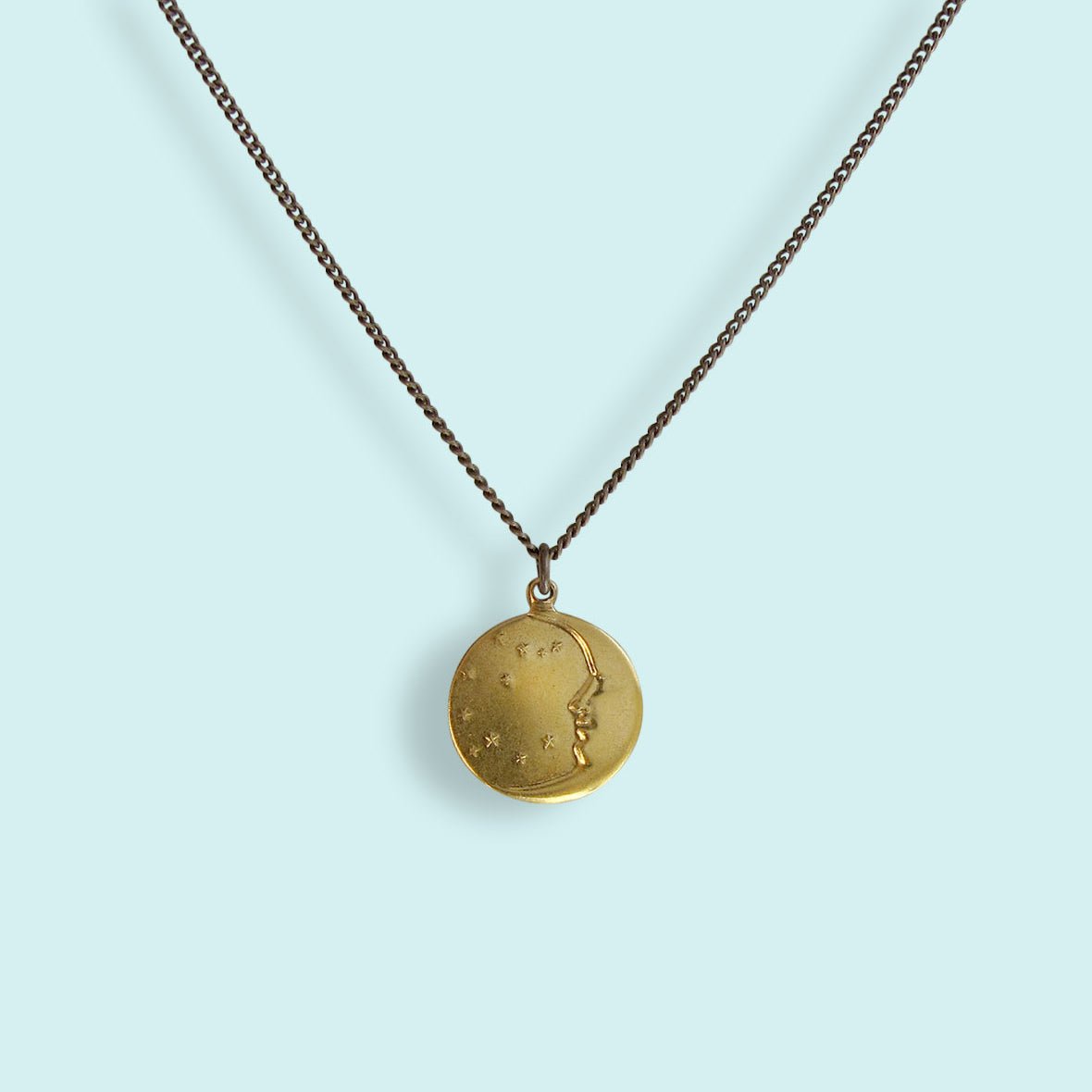 Moon and Starry Sky Necklace - Ornamental Things